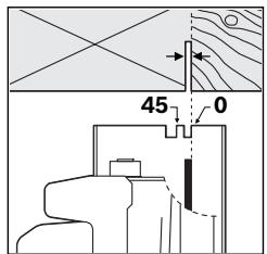 BOSCH PKS 40 - Innstilling av gjæringsvinkelen - 1