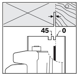 BOSCH PKS 40 - Schnittmarkierungen - 1