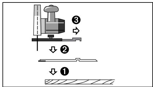 BOSCH PKS 40 - Le rail de guidage 27 ne doit pas dépasser le côté à scier de la pièce à travailler. - 1