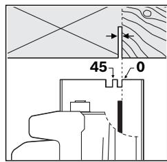 BOSCH PKS 40 - Marcações de corte - 1