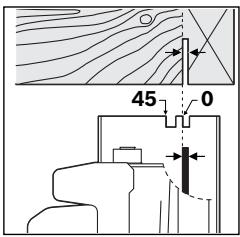 BOSCH PKS 40 - Impostazione dell'angolo obliquo - 2