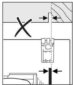 Technical diagram showing mechanical assembly with crosshair, dimensioning, and cutting tool annotations