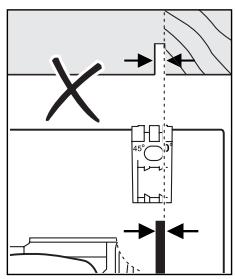 BOSCH PKS 66 AF - Marquages de la coupe (PKS 55) - 1