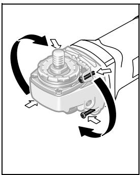 BOSCH GWS 8-125 - Περιστροφή της κεφαλής συμπλέκτη - 1
