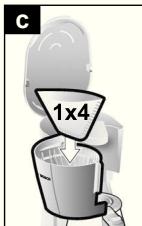 C 1x4