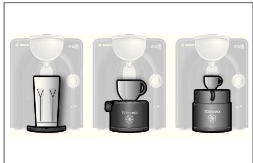 BOSCH TASSIMO TAS5542,  TASSIMO TAS5543 - Koppstorlek - 2