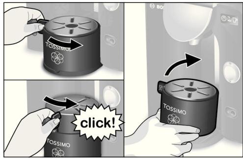 BOSCH TASSIMO TAS5542,  TASSIMO TAS5543 - Koppstorlek - 1