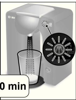 BOSCH TASSIMO TAS5542,  TASSIMO TAS5543 - Udforing afkalkningsprogram - 7