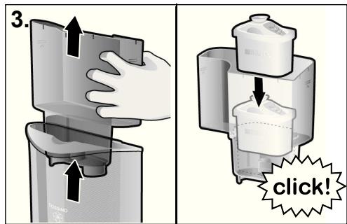 BOSCH TASSIMO TAS5542,  TASSIMO TAS5543 - BRITA MAXTRA water filtration system - 3