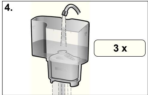 BOSCH TASSIMO TAS5542,  TASSIMO TAS5543 - Sistema di filtraggio acqua BRITA MAXTRA - 4