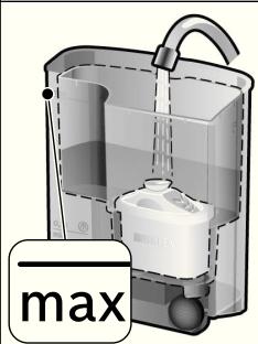 BOSCH TASSIMO TAS5542,  TASSIMO TAS5543 - Vorbereiten und Einlagen der BRITA MAXTRA Filterkartusche - 2