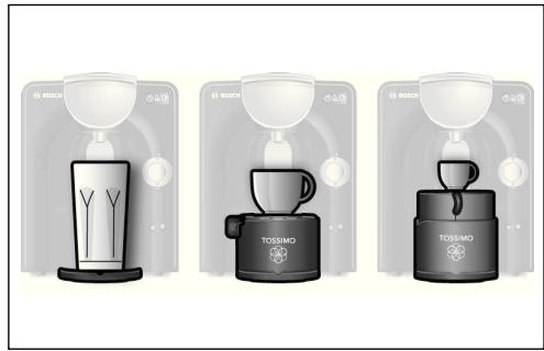 BOSCH TASSIMO TAS5542,  TASSIMO TAS5543 - Kopstørrese - 2