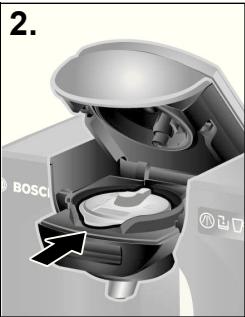 BOSCH TASSIMO TAS5542,  TASSIMO TAS5543 - Ibrugtagning af din TASSIMO-maskine - 6