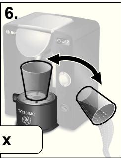 BOSCH TASSIMO TAS5542,  TASSIMO TAS5543 - Sādan afhjælper du selv problemer - 6