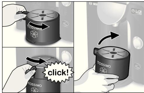 BOSCH TASSIMO TAS5542,  TASSIMO TAS5543 - Tamanho da chávena - 1