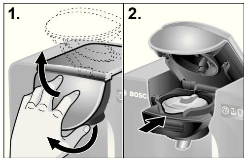 BOSCH TASSIMO TAS5542,  TASSIMO TAS5543 - Ihr TASSIMO Gerät in Betriebnehmen - 4