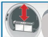 BOSCH WTC84101BY - Cleaning the fluff filter - 1