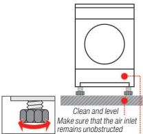 BOSCH WTC84101BY - Setting up the dryer - 1
