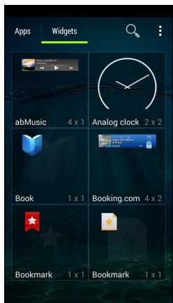 ACER Z520 - Adding and removing shortcuts and widgets - 1