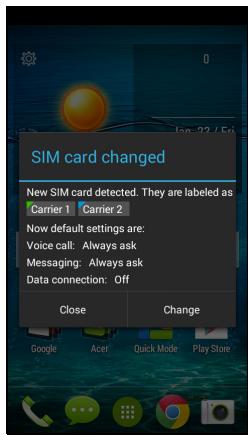 ACER Z520 - Note - 1