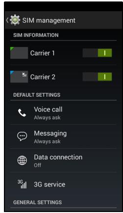ACER Z520 - SIM Management - 1
