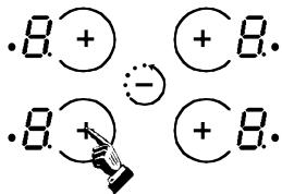 CANDY PVD 742/1 - Activation d'un FOYER de cuisson - 1