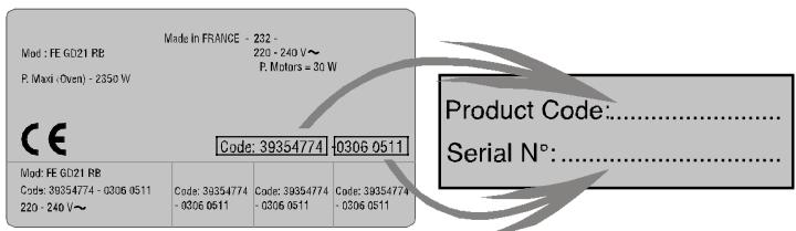 CANDY PVD 742/1 - TABLE SANS COMMANDES MODELE "PVS" - 1