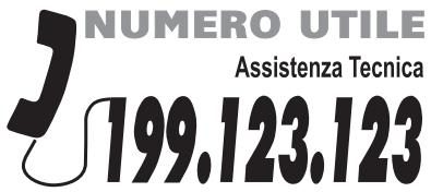 CANDY CDI32 - UN SOLO NUMERO TELEFONICO PER OTTENERE ASSISTENZA. - 1