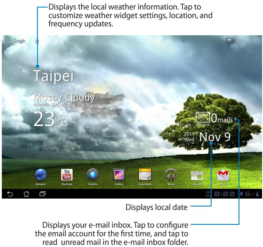 ASUS EEE PAD TRANSFORMER PRIME TF201 - ASUS Launcher - 1