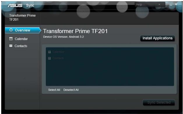 ASUS EEE PAD TRANSFORMER PRIME TF201 - ASUS Sync - 2