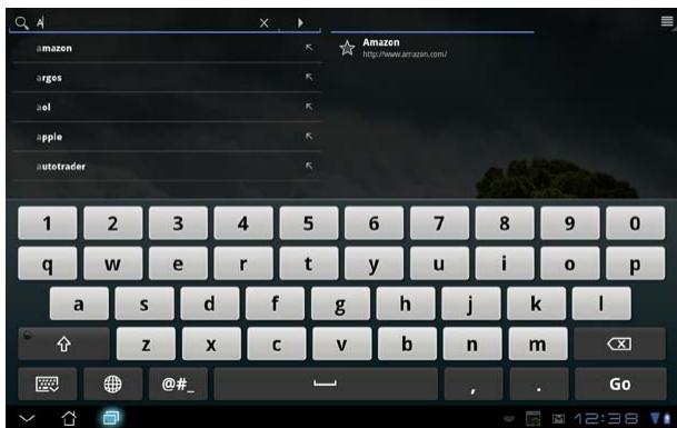 ASUS EEE PAD TRANSFORMER PRIME TF201 - Inputting, inserting, selecting, and copying text - 1
