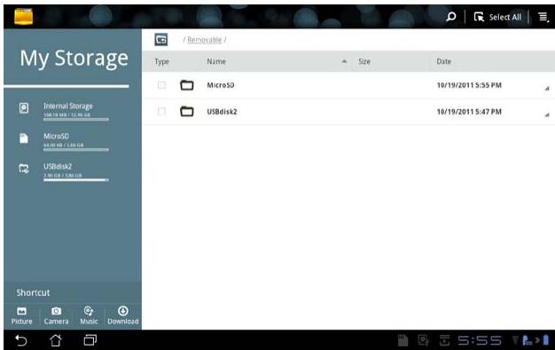 ASUS EEE PAD TRANSFORMER PRIME TF201 - File Manager - 5