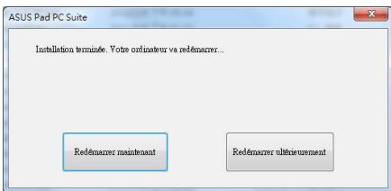 ASUS TF300T-1Q028A - Pour installer et configurer le logiciel ASUS Pad PC Suite (sur votre ordinateur) : - 2
