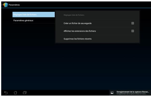 ASUS TF300T-1Q028A - Pour configurer les paramètres : - 1