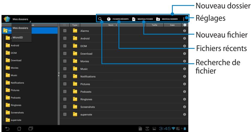 ASUS TF300T-1Q028A - Pour commencer à utiliser Polaris® Office : - 2