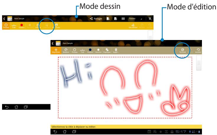 ASUS TF300T-1Q028A - Utiliser les cahiers de dessin de SuperNote - 2
