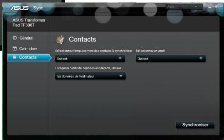 ASUS TF300T-1Q028A - Pour synchroniser le Transformer Pad avec votre ordinateur : - 4
