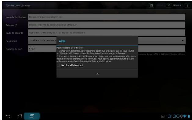 ASUS TF300T-1Q028A - Appuyez sur OK pour continuer. - 1