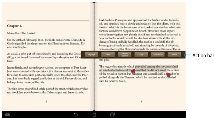 ASUS ME102A-1A018A MEMOPAD, ME102A-1B016A - Annotating a phrase - 1