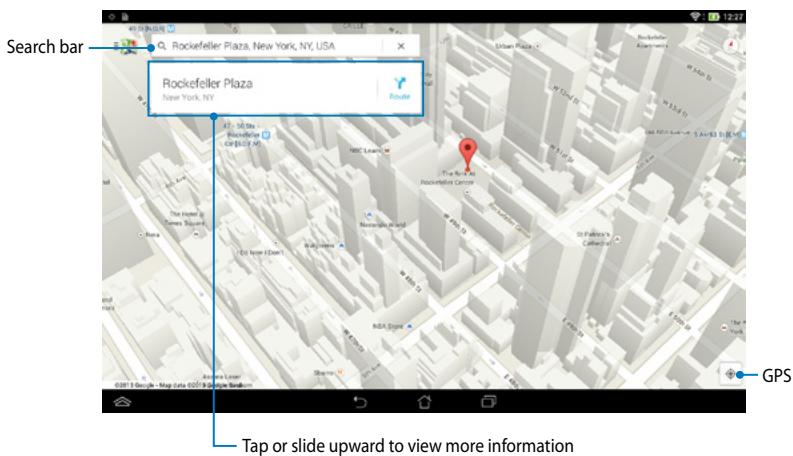 ASUS ME102A-1A018A MEMOPAD, ME102A-1B016A - Using Google Maps - 1