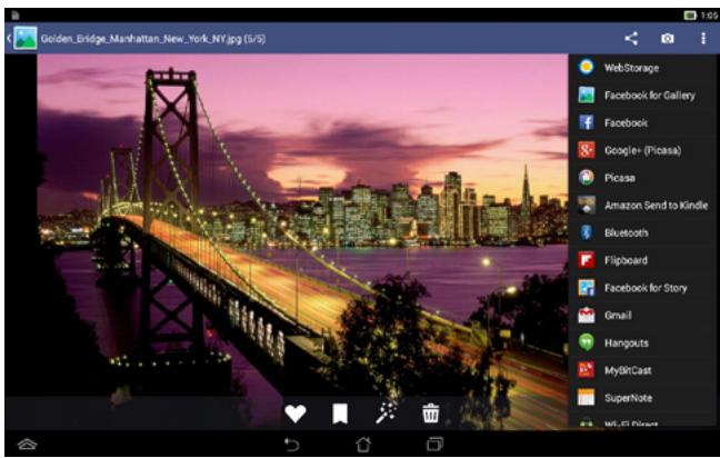 ASUS ME102A-1A018A MEMOPAD, ME102A-1B016A - Sharing images - 1