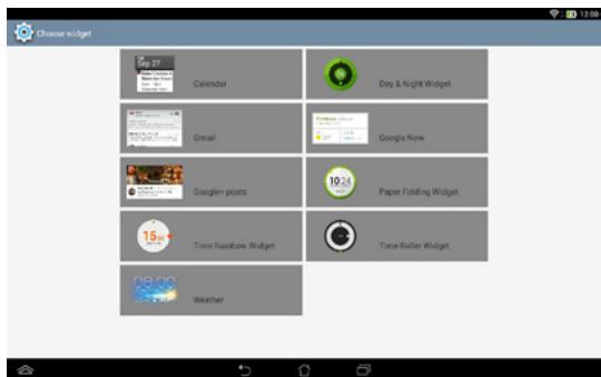 ASUS ME102A-1A018A MEMOPAD, ME102A-1B016A - Adding a widget on the lock screen - 1