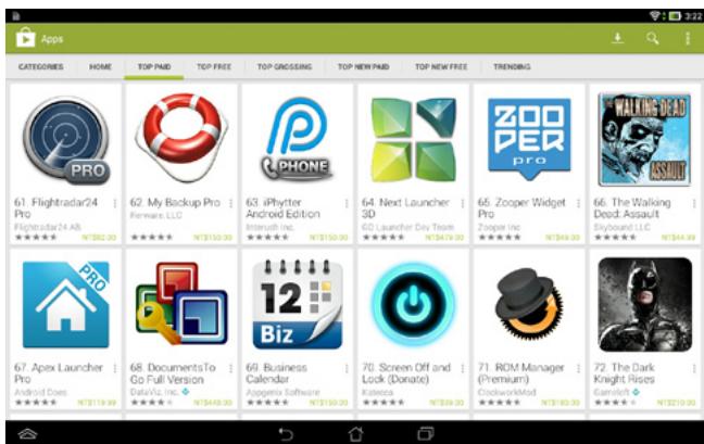 ASUS ME102A-1A018A MEMOPAD, ME102A-1B016A - Accessing Play Store - 2