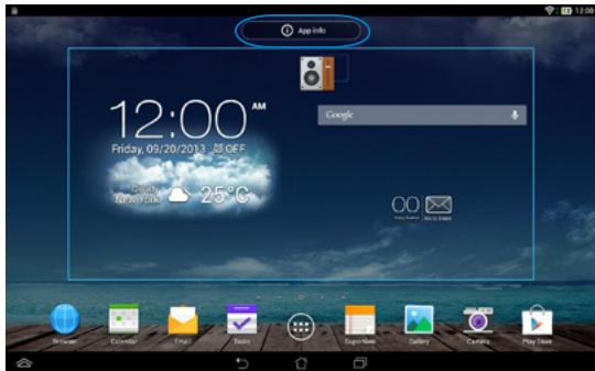 ASUS MEMO PAD 10 ME102A-1A018A - Viewing app info - 1