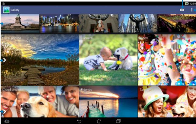 ASUS MEMO PAD 10 ME102A-1A018A - Gallery main screen - 1