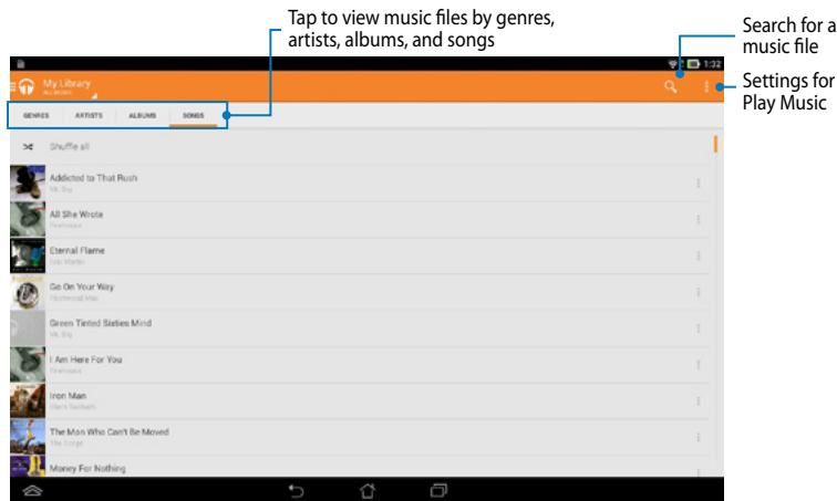 ASUS MEMO PAD 10 ME102A-1A018A - Play Music - 1