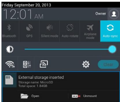 ASUS MEMO PAD 10 ME102A-1A018A - Accessing the external storage device - 2