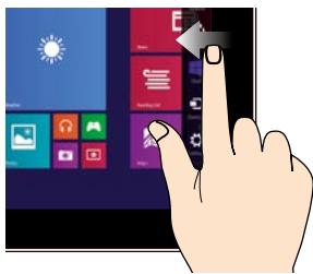 ASUS TRANSFORMER BOOK T100TA-DK002H,  TRANSFORMER BOOK T100TA-DK005H,  TRANSFORMER BOOK T100TA-DK003P,  TRANSFORMER BOOK T100TA-DK007P,  TRANSFORMER BOOK T100TA-DK007H - Right edge swipe - 1
