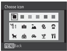 NIKON COOLPIX S1000PJ - Preparing an Album (Assigning an Icon) - 5