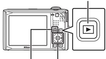 NIKON COOLPIX S1000PJ - Press the ▶ button. - 1